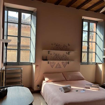 Minimal Studio Con Travi A Vista Piacenza Eksteriør bilde
